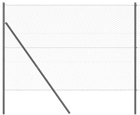 Cerca Hexagonal Cinza 1,6x10 m Aço