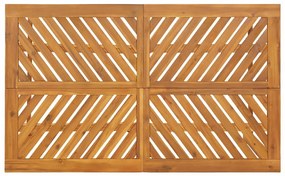 Conjunto de Jantar de Jardim 3 Peças Madeira Sólida Acácia
