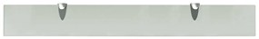 Prateleiras flutuantes 2 pcs vidro 80x10 cm 8 mm