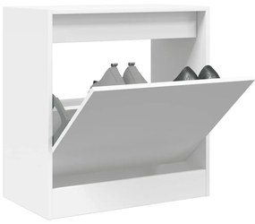 vidaXL Sapateira 60x34x63,5 cm derivados de madeira branco