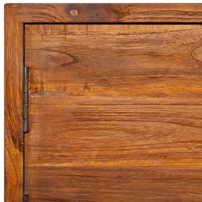 Armário de parede para TV 180x30x30 cm madeira de teca maciça