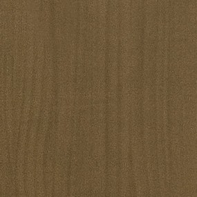 Vaso/floreira de jardim 70x31x70 cm pinho maciço castanho-mel