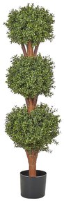 Planta artificial em vaso 120 cm BUXUS BALL TREE Beliani