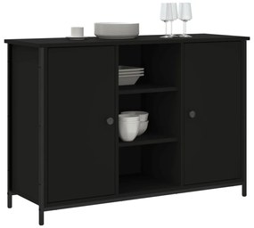 Aparador 100x35x70 cm derivados de madeira preto