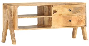 Móvel de TV 97x35x47 cm madeira de mangueira maciça