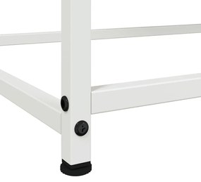 Aparador 100,5x39x107 cm aço branco