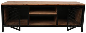 Móvel TV Zeno – Pinheiro Preto – 150 cm x 47 cm x 40 cm
