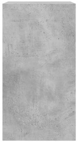 Sapateira 60x34x63,5 cm derivados de madeira cinzento cimento
