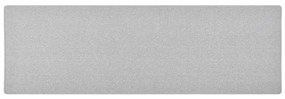 vidaXL Tapete/passadeira 80x250 cm cinzento-claro
