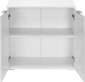 Aparador Alba com a prateleira ajustável em altura 71 x 74 x 35 cm Branco
