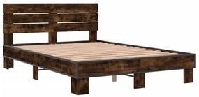 Estrutura cama 120x190 cm derivados de madeira/metal