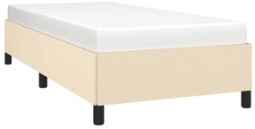 Estrutura de cama sem colchão 80x200 cm creme