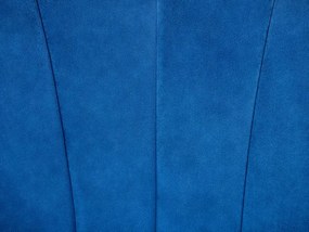 Cadeira de escritório em veludo azul MONTICELLO Beliani