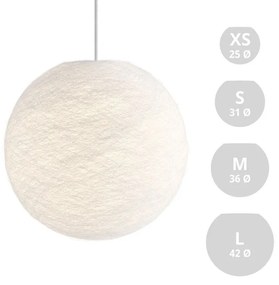Abajur Sphere em fibra - 100% feito à mão