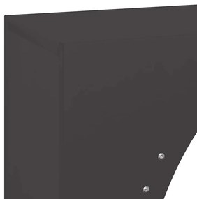 Suporte para lenha 50x23x100 cm aço laminado a frio preto