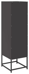 Móvel alto 36x39x123 cm aço laminado a frio preto