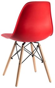Conjunto Secretária Dek e Cadeira Tower Basic - Vermelho