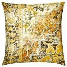 Capa almofada 100% algodão 45x45 cm - Persian de Lasa Home: Amarelo