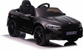 Carro elétrico para crianças até aos 5 anos BMW M5, 24V, Pneus Borracha, Bateria lítio, Controle remoto Preto