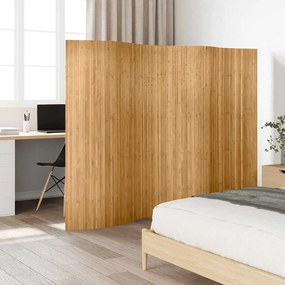 Biombo/divisória de sala 250x165 cm bambu natural