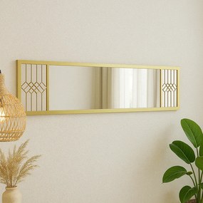 Espelho ELOISE – 120x2x29,5 cm – Bilaminado Mármore Branco com Detalhe
