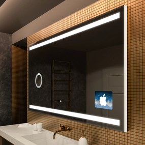 Espelho com iluminação LED L09 para casa de banho