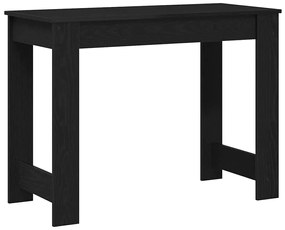 Secretária 100x45x75 cm derivados de madeira preto