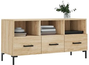 Móvel de TV 102x36x50 cm derivados de madeira carvalho sonoma