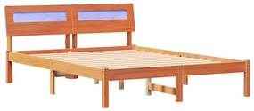 Estrutura da Cama Castanho-mel 140 x 190 cm