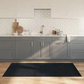 vidaXL Tapete retangular 100x200 cm bambu cinzento