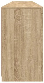 Aparador com luzes LED 181,5x37x67 cm carvalho sonoma