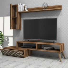 Unidade TV Planet – Nogueira e Creme – 150 cm x 37,8 cm x 37,2 cm