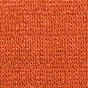 Para-sol estilo vela 160 g/m² 4x6 m PEAD laranja
