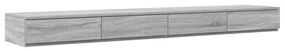 Caixas de Cama vidaXL Cinza Sonoma 180x36,5x16,5 cm em Madeira de Enge