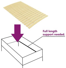 Estrado de ripas com 24 ripas 100x200 cm