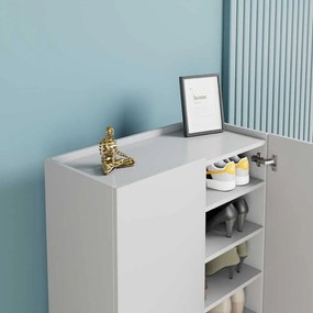 Aparador "Alba" - Branco - 72x119x34cm - Design Moderno