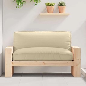 vidaXL Cushion para Palete para Assento Bege 120x80x12 cm em Tecido Oxford