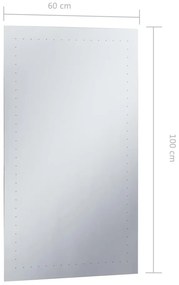 Espelho de parede LED para casa de banho 60x100 cm