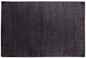 Tapete em viscose cinzenta escura 160 x 230 cm GESI II Beliani