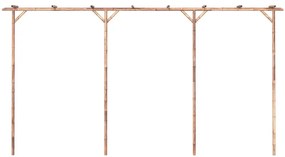 Pérgola de bambu 385x40x205 cm