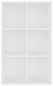 Estante/aparador 66x30x97,8 cm contraplacado branco