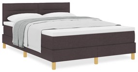 Cama Box com Colchão Castanha 140x200 cm Tecido