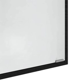 Espelho de Banheiro LED Carvalho Preto Vidro, MDF Grande Espelho