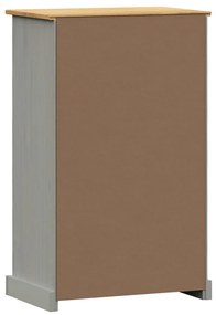 Sapateira VIGO 60x35x96 cm madeira de pinho maciça cinzento