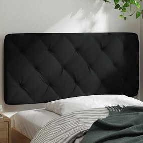 Almofadão de cabeceira 100 cm tecido preto