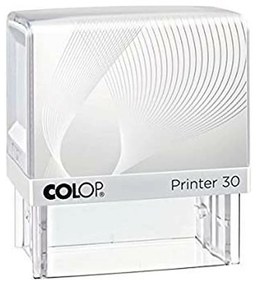 Carimbo Colop Printer 30 Branco 18 X 47 mm