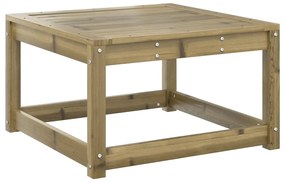 5 pcs conjunto de sofás para jardim madeira de pinho impregnada