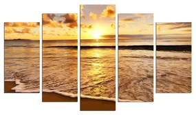 Pintura Decorativa em MDF 5PMDF-35 – Multicolor – 110 x 60 cm