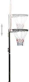 Tabela de basquetebol 216-250 cm polietileno branco