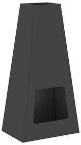 Fogo de Vila XL Preto 50x35x100 cm Aço